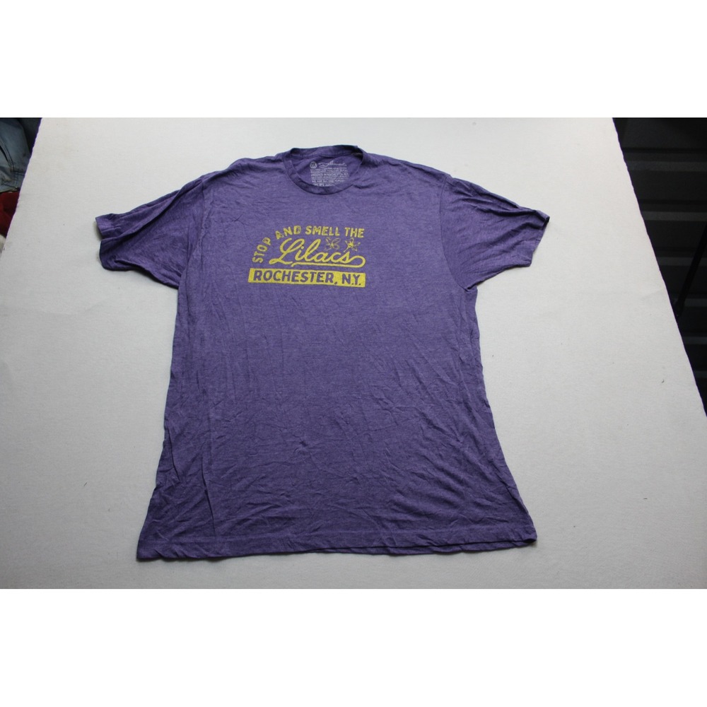 Dellarious T-Shirt Mens Double Extra Large Purple Excellent Rochester Lilacs